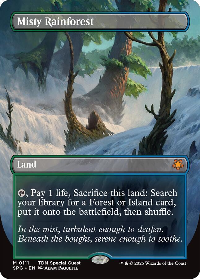 Misty Rainforest Borderless (Special Guests)  - Foil