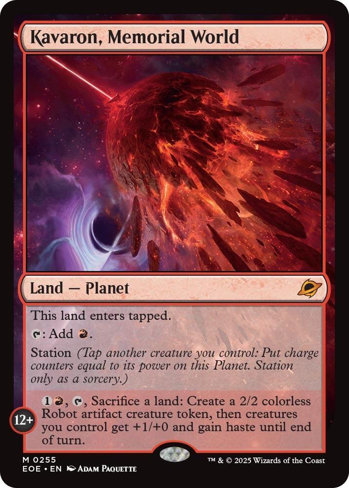 Kavaron Memorial World (Edge of Eternities)  - Foil