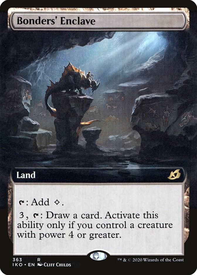 Bonders Enclave Extended Art (Ikoria: Lair of Behemoths) 