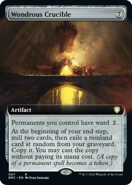 Wondrous Crucible Extended Art (Commander: The Brothers' War) 