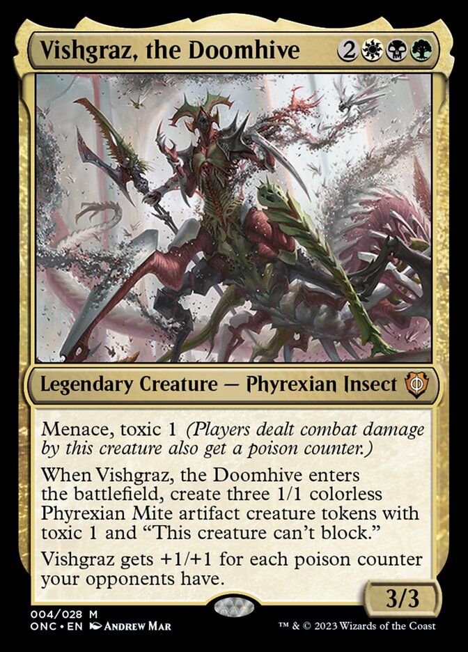 Vishgraz the Doomhive 4 (Commander: Phyrexia: All Will Be One) 