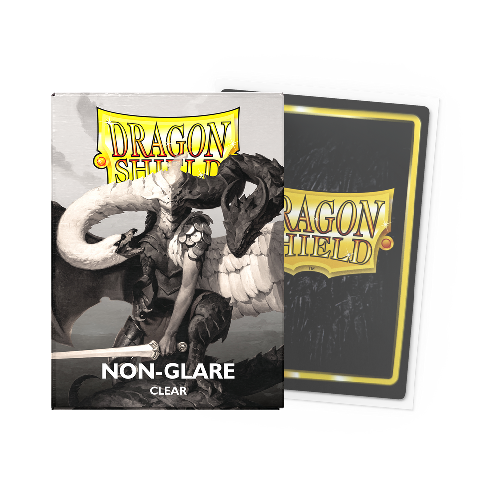 Dragon Shield: Standard 100ct Sleeves - Clear  (Non-Glare Matte)
