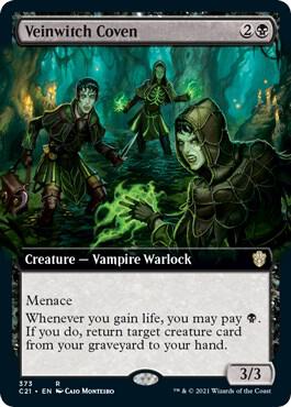 Veinwitch Coven Extended Art 373 (Commander 2021) 