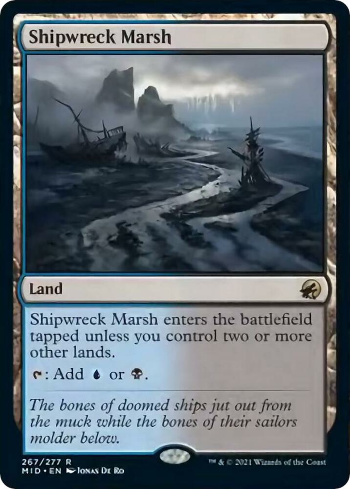 Shipwreck Marsh 267 (Innistrad: Midnight Hunt) 