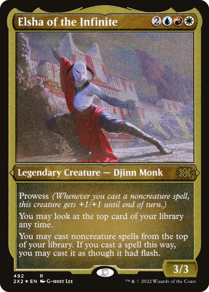 Elsha of the Infinite Foil Etched 492 (Double Masters 2022)  - Foil