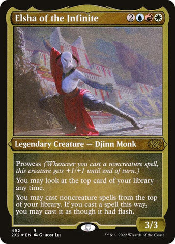 Elsha of the Infinite Foil Etched 492 (Double Masters 2022)  - Foil