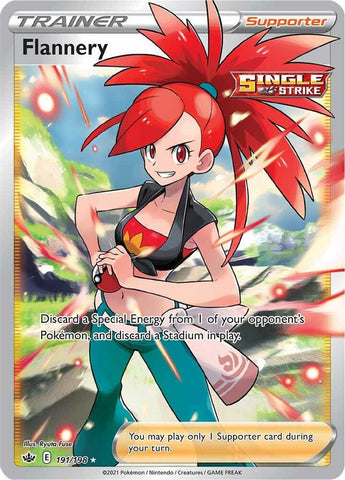 Flannery 191/198 (SWSH06: Chilling Reign)  - Holofoil