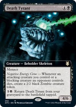 Death Tyrant Extended Art (Commander: Adventures in the Forgotten Realms) 