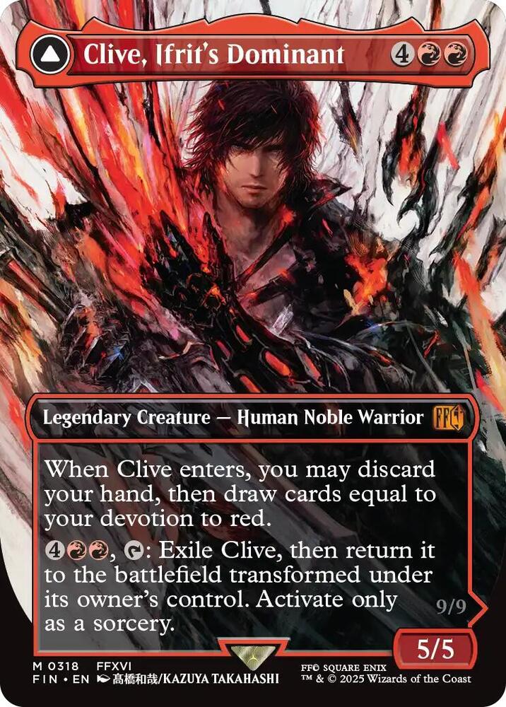 Clive Ifrits Dominant Borderless 0318 (FINAL FANTASY) 