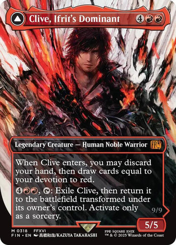 Clive Ifrits Dominant Borderless 0318 (FINAL FANTASY) 