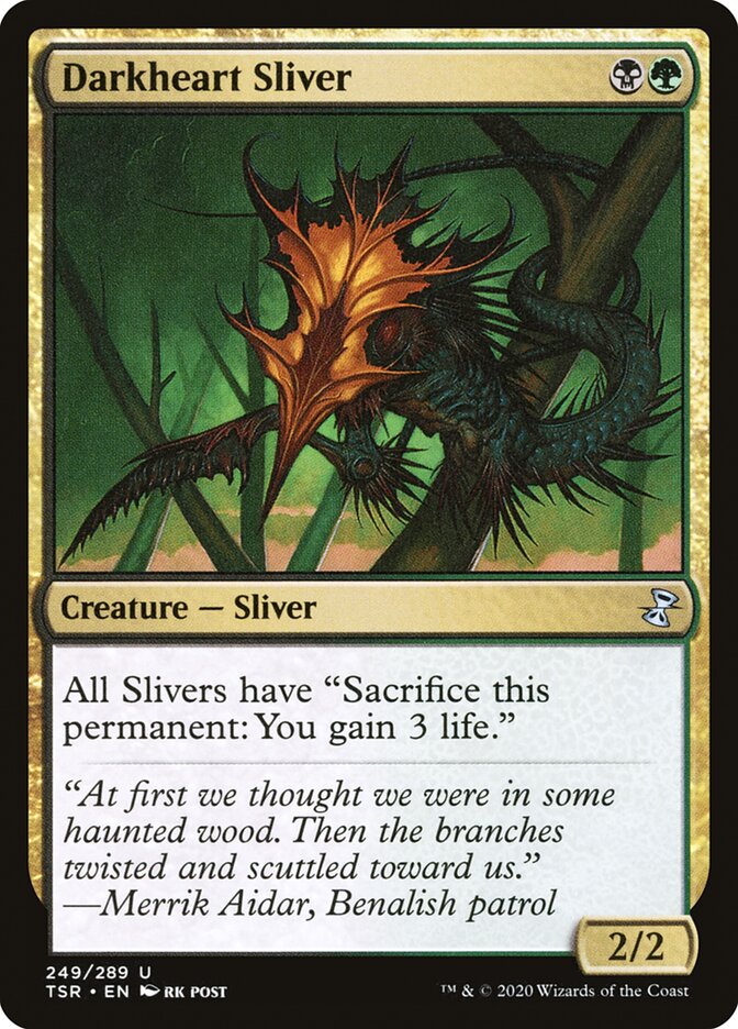 Darkheart Sliver 249/289 (Time Spiral: Remastered) 
