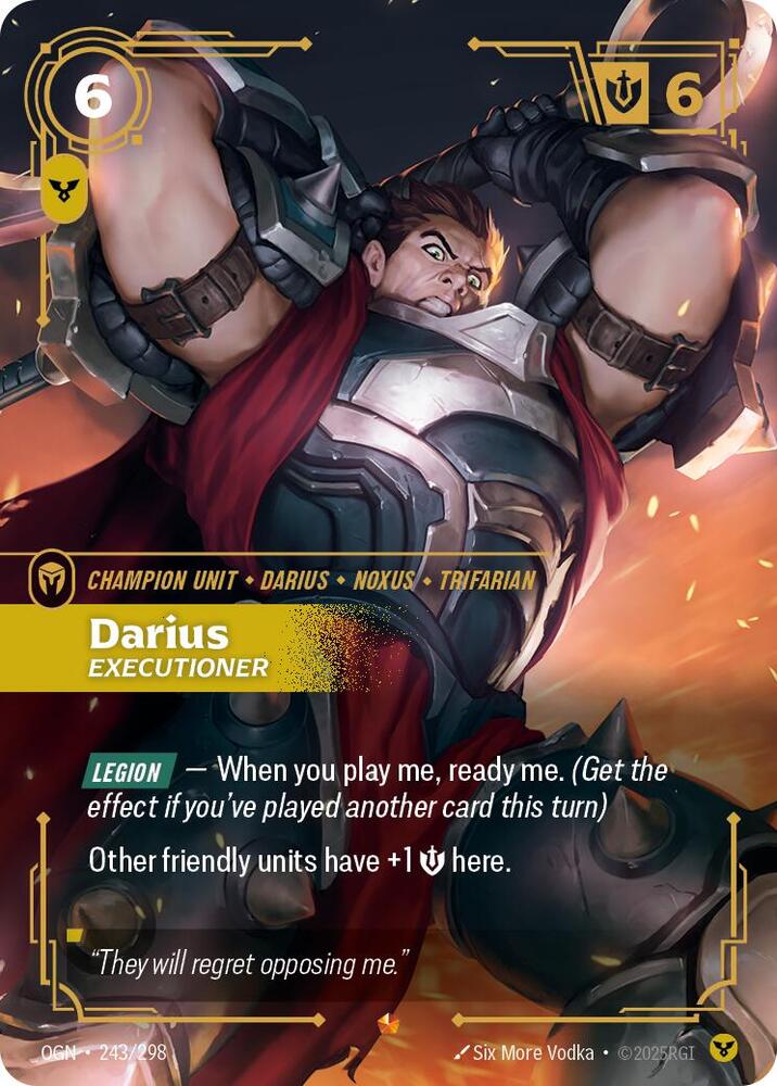 Darius Executioner (Origins)  - Foil