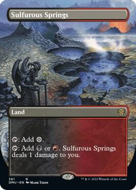 Sulfurous Springs Borderless (Dominaria United) 