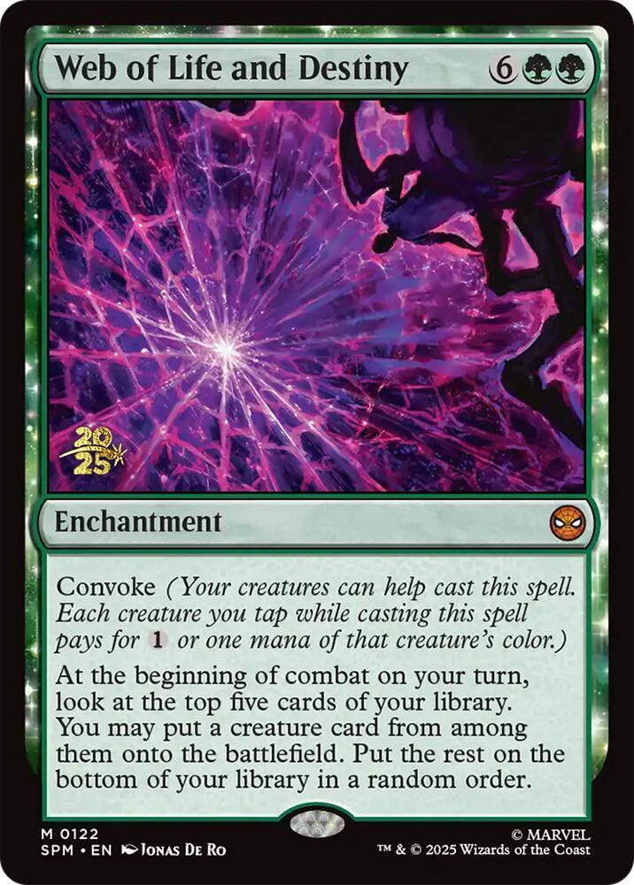 Web of Life and Destiny 122 (Prerelease Cards)  - Foil