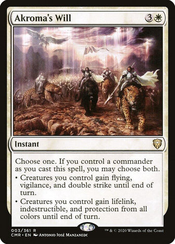 Akromas Will (Commander Legends)  - Foil