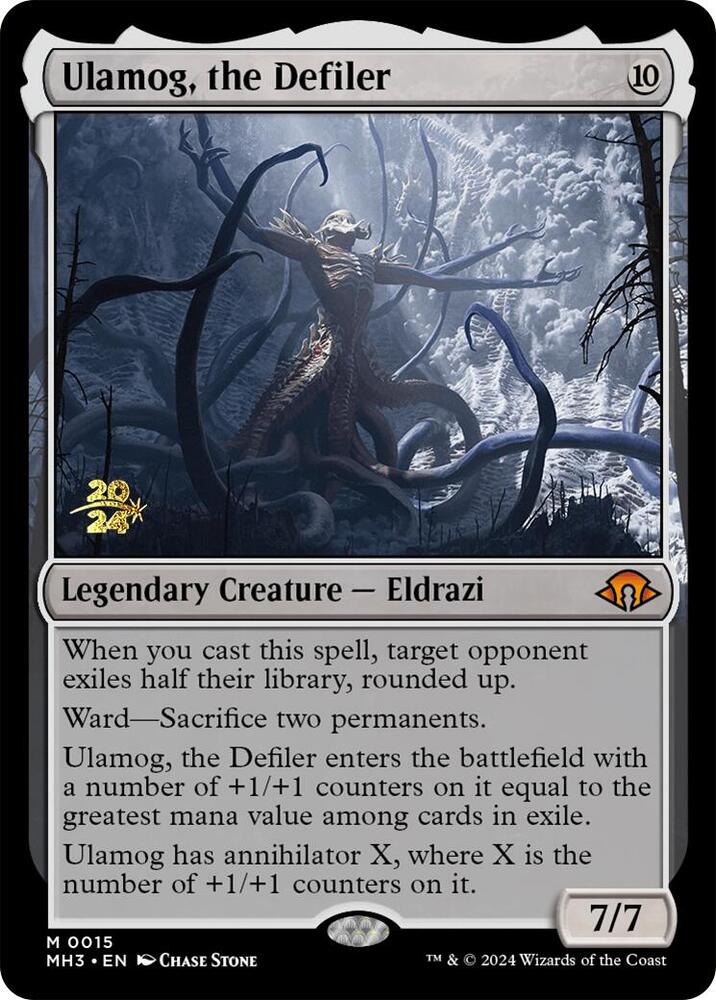 Ulamog the Defiler 15s/90 (Prerelease Cards)  - Foil