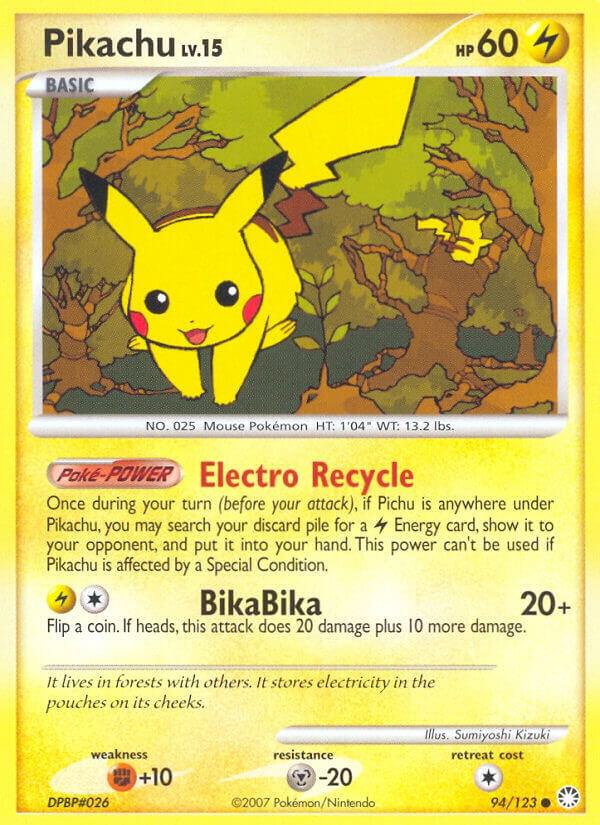Pikachu 94/123 (Mysterious Treasures) 