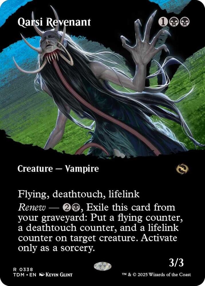 Qarsi Revenant Borderless (Tarkir: Dragonstorm) 
