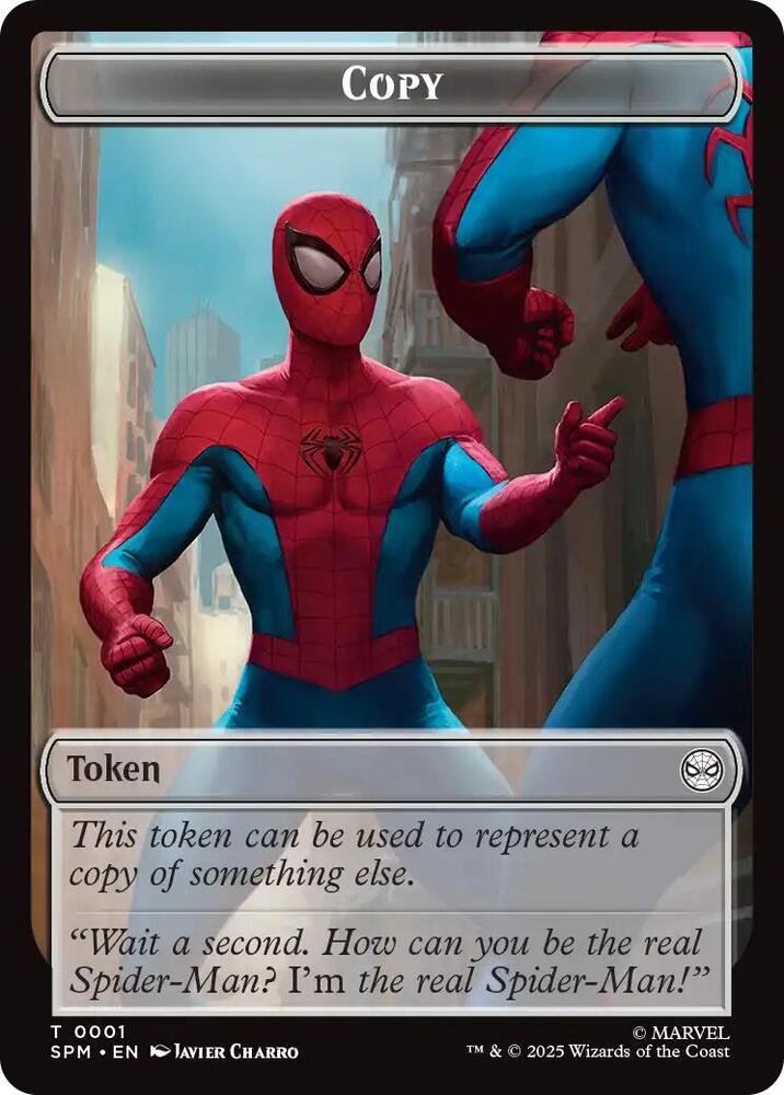 Copy Human Citizen Double Sided Token (Marvel's Spider-Man)  - Foil