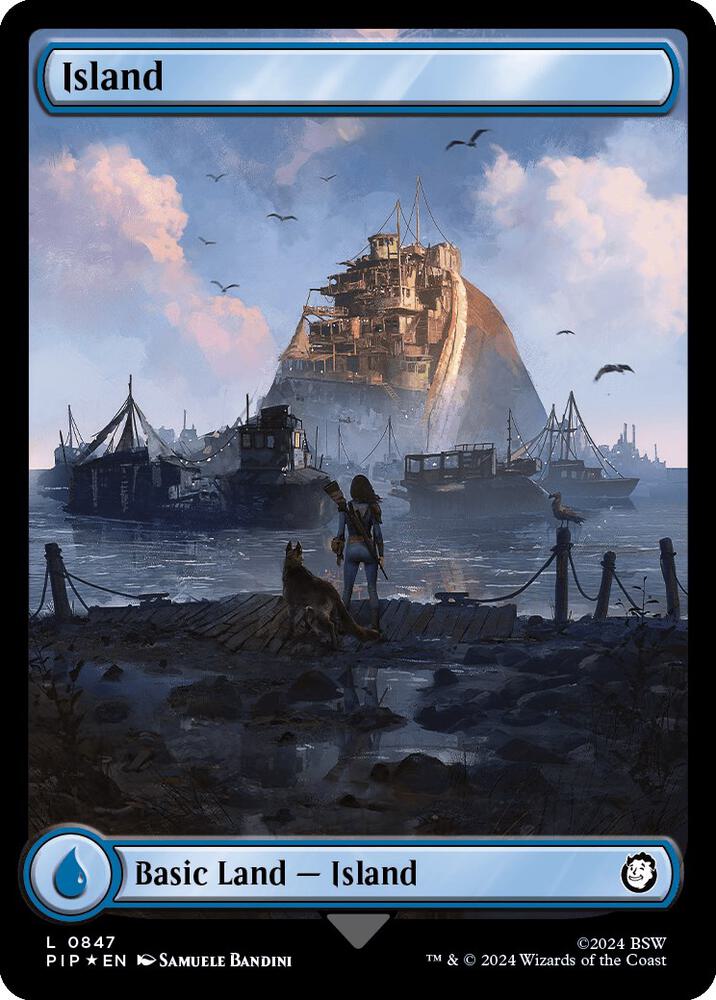 Island 0847 Surge Foil (Universes Beyond: Fallout)  - Foil