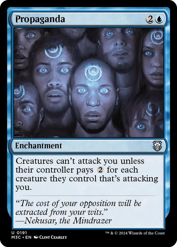 Propaganda Ripple Foil (Commander: Modern Horizons 3)  - Foil