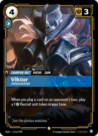 Viktor Innovator Alternate Art (Origins)  - Foil