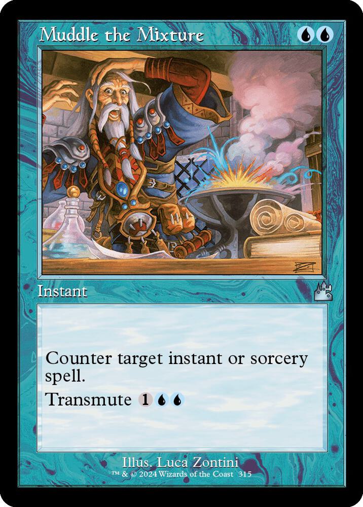 Muddle the Mixture Retro Frame (Ravnica Remastered) 