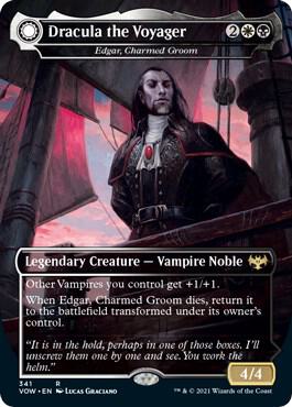 Dracula the Voyager Edgar Charmed Groom 341 (Innistrad: Crimson Vow) 