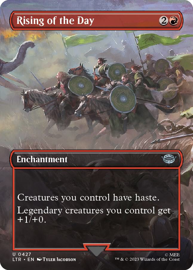 Rising of the Day Borderless (Universes Beyond: The Lord of the Rings: Tales of Middle-earth)  - Foil