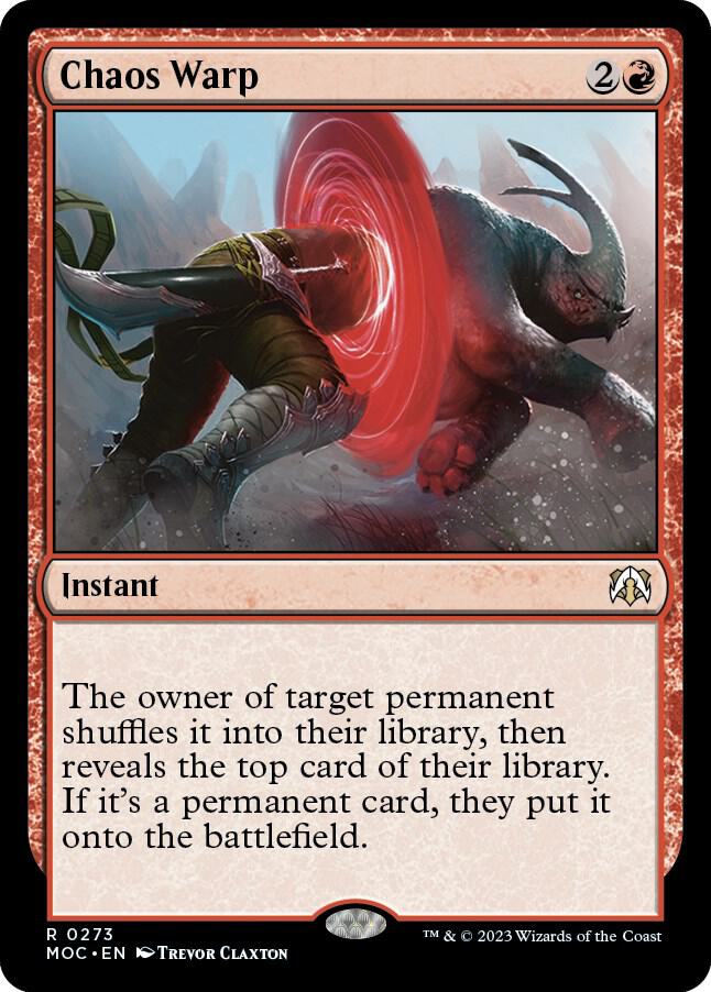 Chaos Warp (Commander: March of the Machine) 