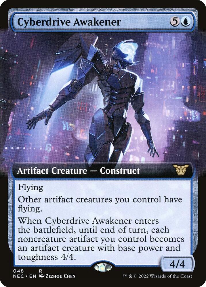 Cyberdrive Awakener Extended Art (Commander: Kamigawa: Neon Dynasty) 
