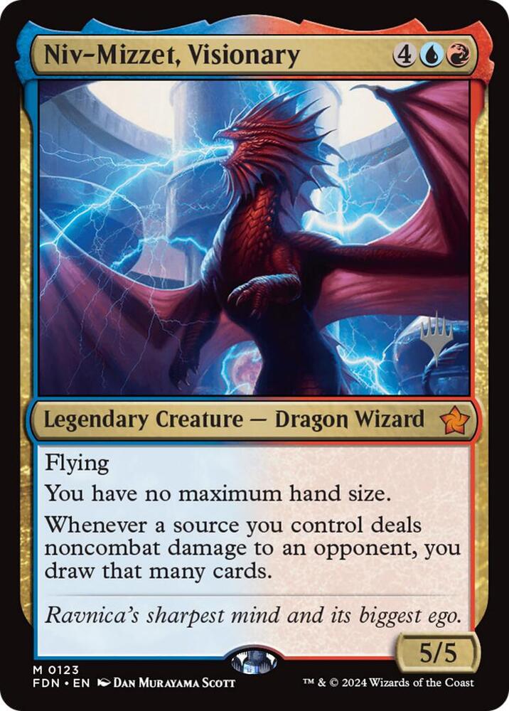 Niv Mizzet Visionary (Promo Pack: Duskmourn: House of Horror) 