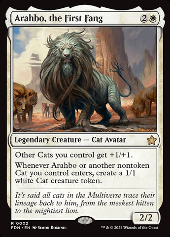 Arahbo, the First Fang (Foundations)  - Foil