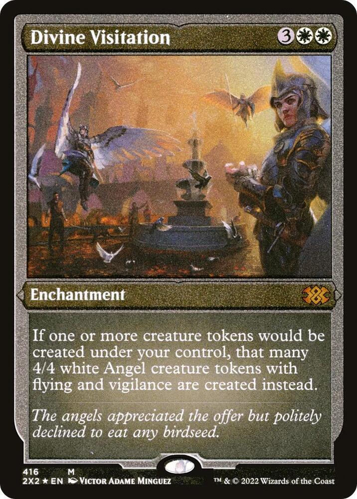 Divine Visitation Foil Etched (Double Masters 2022)  - Foil