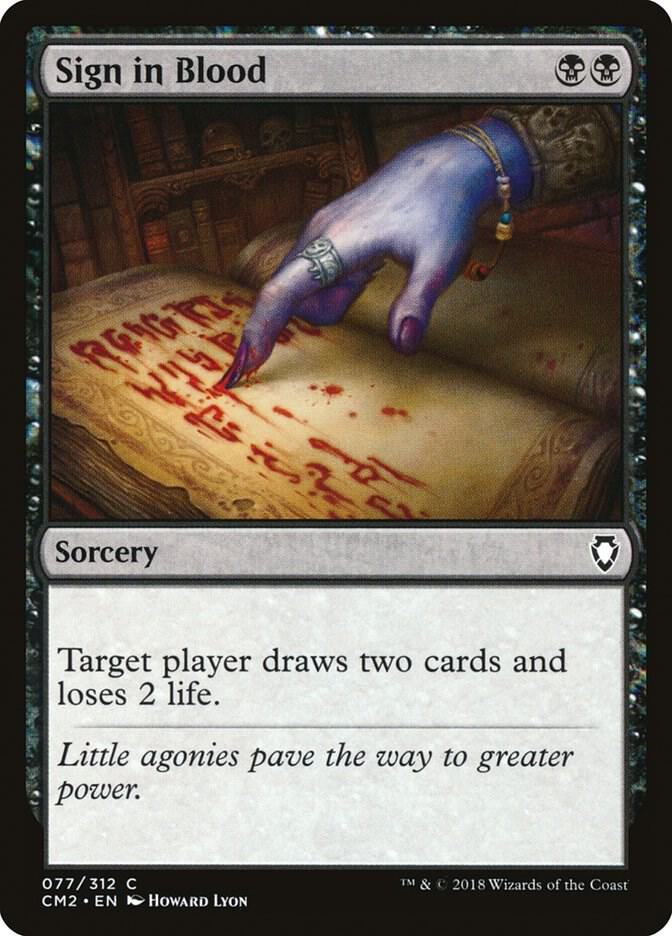 Sign in Blood 77/312 (Commander Anthology Volume II) 