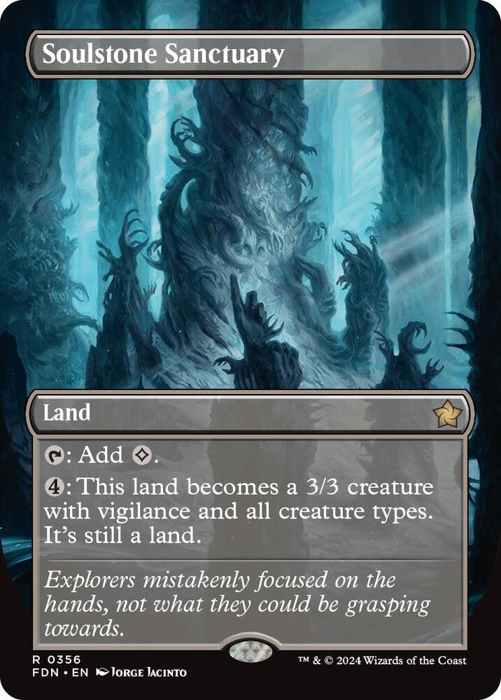 Soulstone Sanctuary Borderless (Foundations)  - Foil