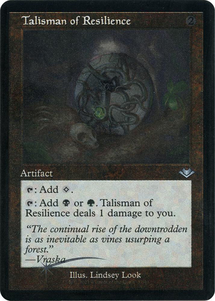 Talisman of Resilience Retro Frame Foil Etched (Modern Horizons)  - undefined
