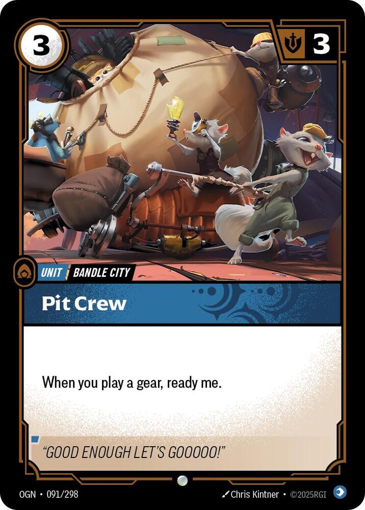 Pit Crew (Origins)  - Foil