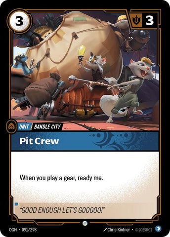Pit Crew (Origins)  - Foil