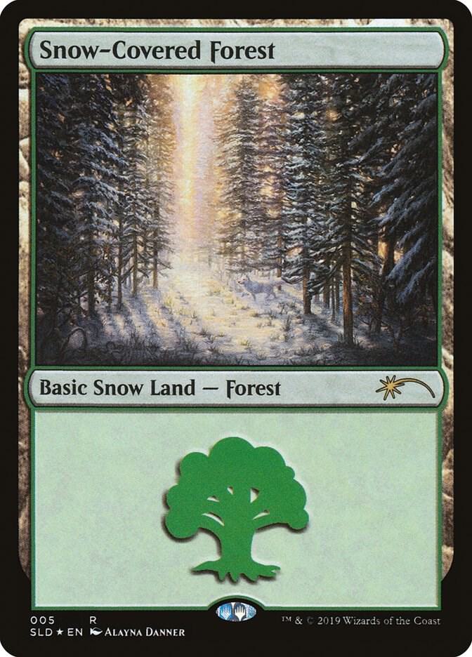 Snow Covered Forest 5 (Secret Lair Drop Series)  - Foil