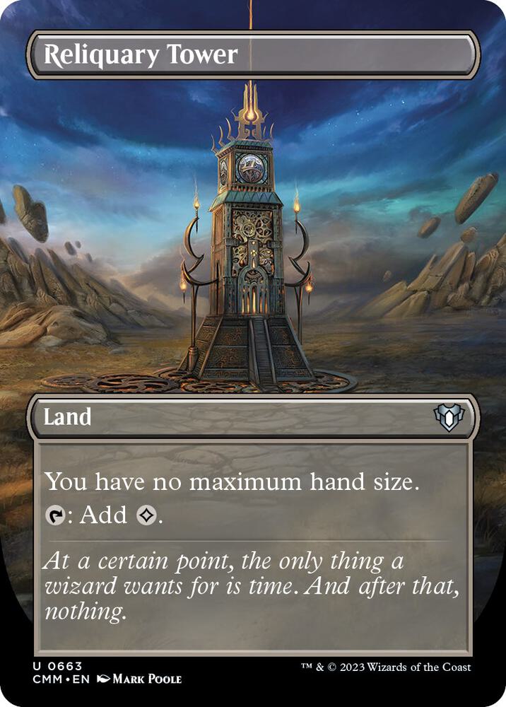 Reliquary Tower Borderless (Commander Masters)  - Foil