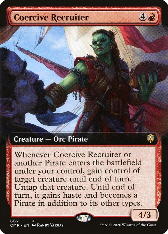Coercive Recruiter Extended Art (Commander Legends) 