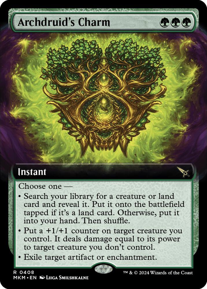 Archdruids Charm Extended Art (Murders at Karlov Manor) 