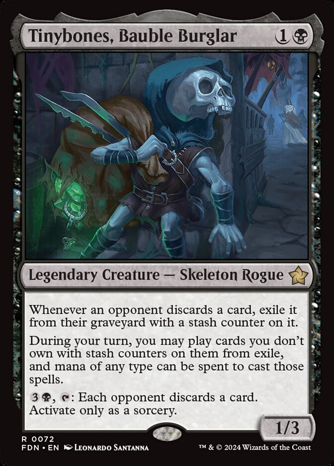 Tinybones, Bauble Burglar 72/291 (Foundations)  - Foil