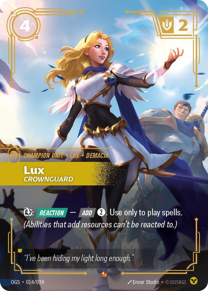 Lux Crownguard 014/024 (Origins: Proving Grounds) 