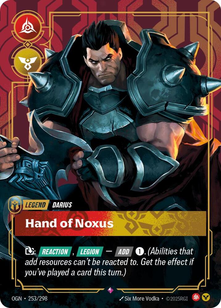 Darius Hand of Noxus (Origins)  - Foil