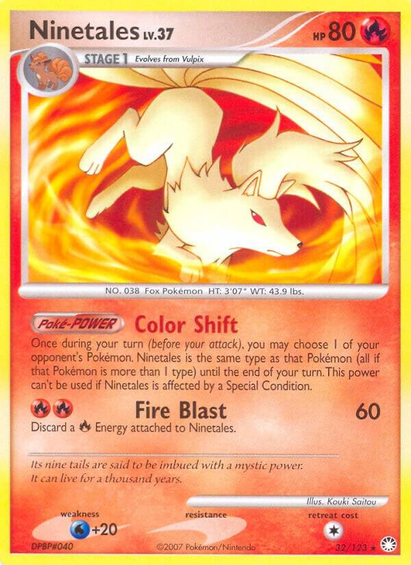 Ninetales 32/123 (Mysterious Treasures) 