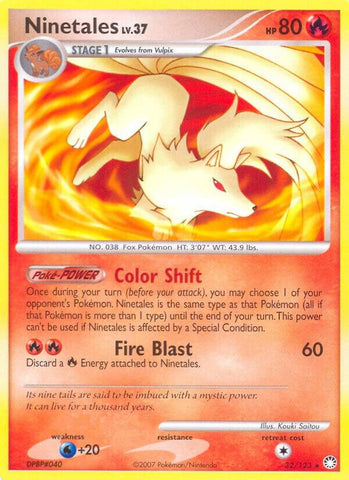 Ninetales 32/123 (Mysterious Treasures) 