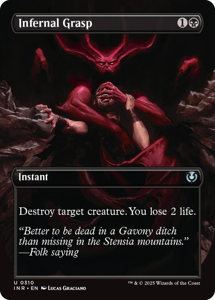 Infernal Grasp 310/287 (Innistrad Remastered)  - Borderless
