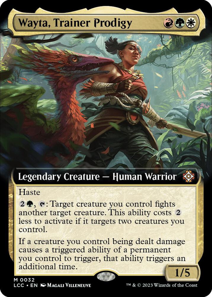 Wayta, Trainer Prodigy 32 (Commander: The Lost Caverns of Ixalan)  - Extended Art